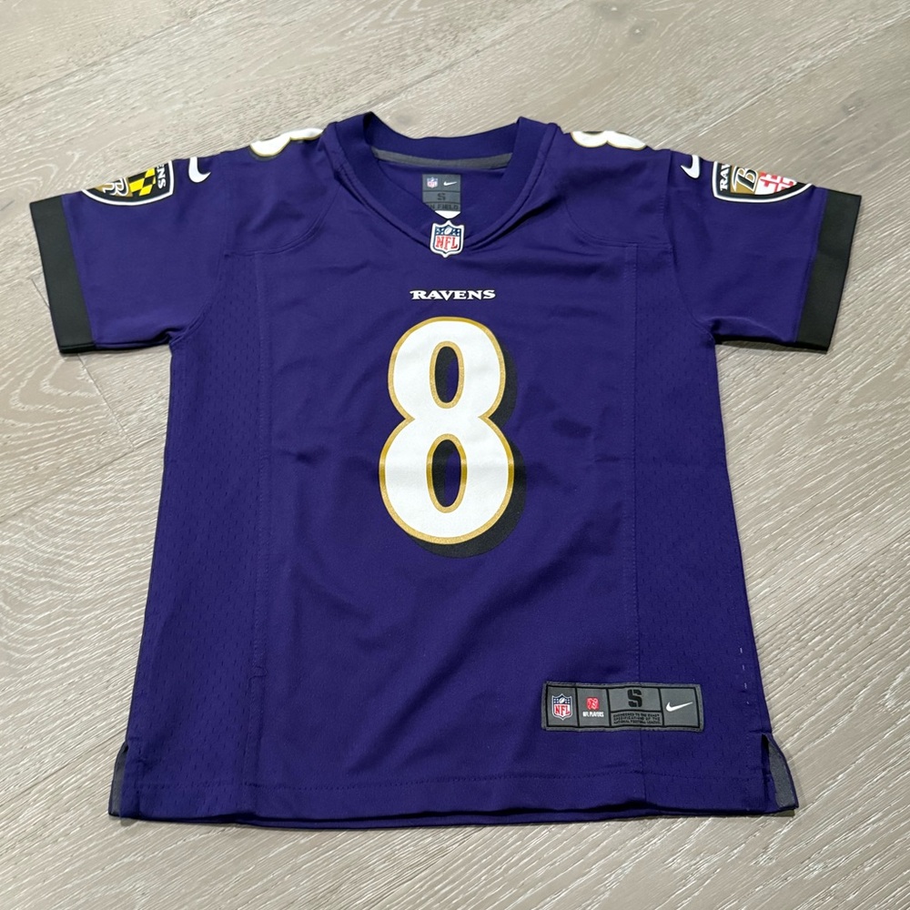 Nike Baltimore Ravens Lamar Jackson Jersey youth size Small S